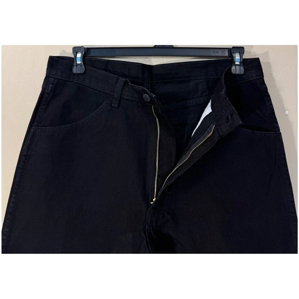Rustler Wrangler Jeans‎ Men 34x34 Black Regular Straight Cotton Denim NEW